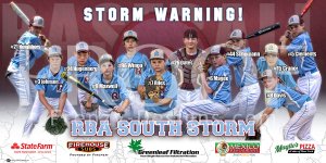 Print - RBA South Storm 12U Baseball Team