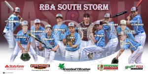 Banner - RBA South Storm 12U Baseball Team - Smaller