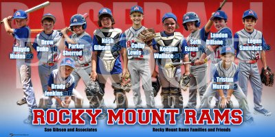 Print - Rocky Mount Rams Baseball Team