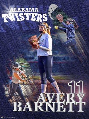 Poster - Twisters Softball - Avery Barnett