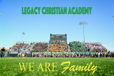 Banner - Legacy Christian Academy Football Stadium