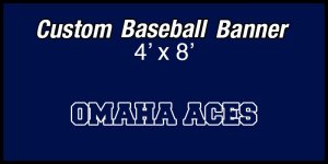 Banner - Omaha Aces Baseball Team