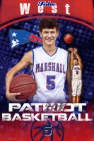 Banner - 2016-17 Marshall Academy Seniors - Boys Basketball