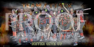 Banner -  2018 Team Attack Softball Team