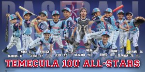 Banner - Temecula 10U All-Stars Updated Baseball Team