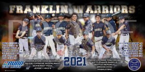 Print - Franklin Warriors Baseball Team