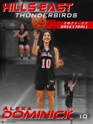 Posters -  2021-22 Hills East Thunderbirds Basketball Senior - Additional