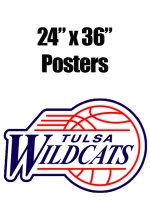 Print - Tulsa Wildcats Basketball Players