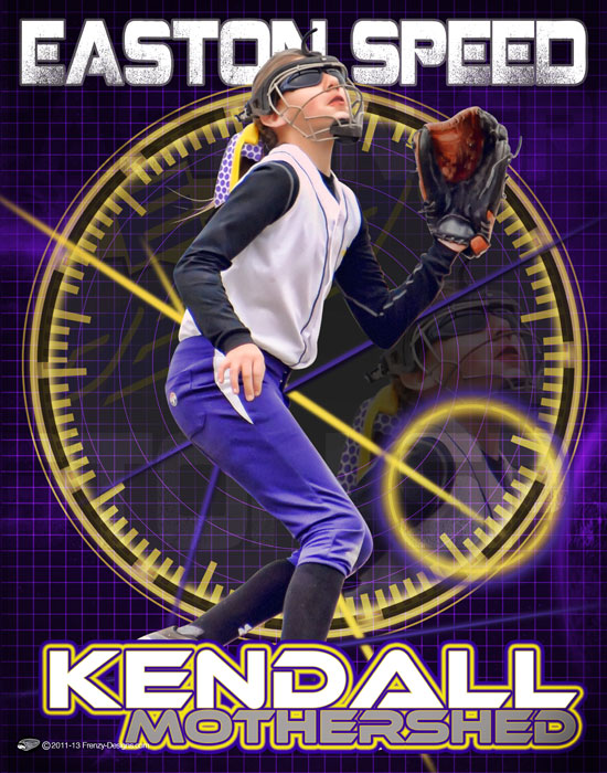 Personalized Softball Poster - Easton Speed 02