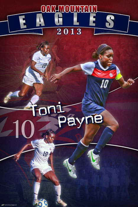 Personalized Soccer Banner - Toni-Payne