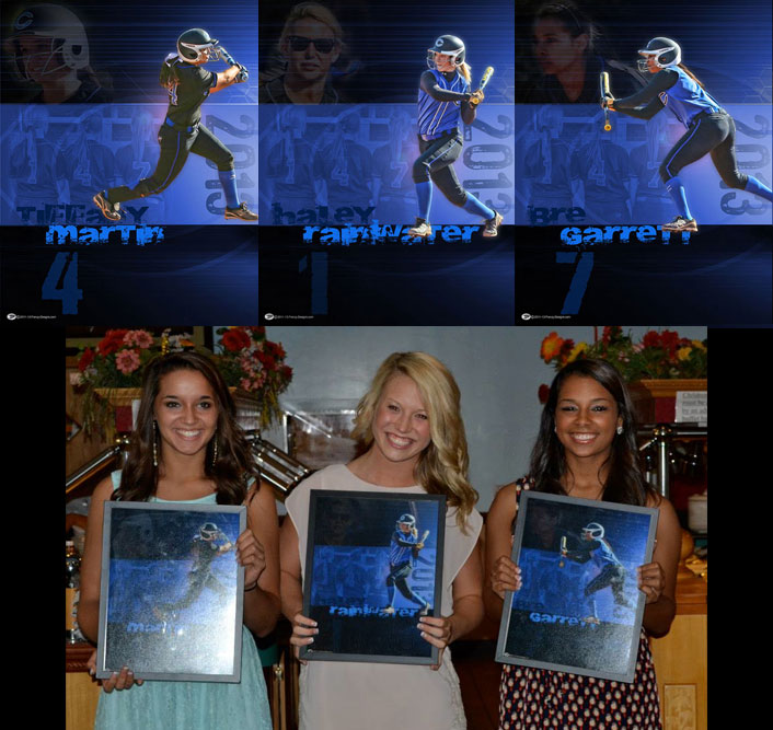 Personalized Softball Poster - Senior Gifts