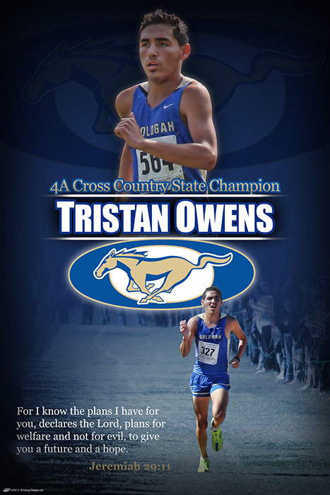 Custom Sports Poster - Tristan Owens - Oklahoma