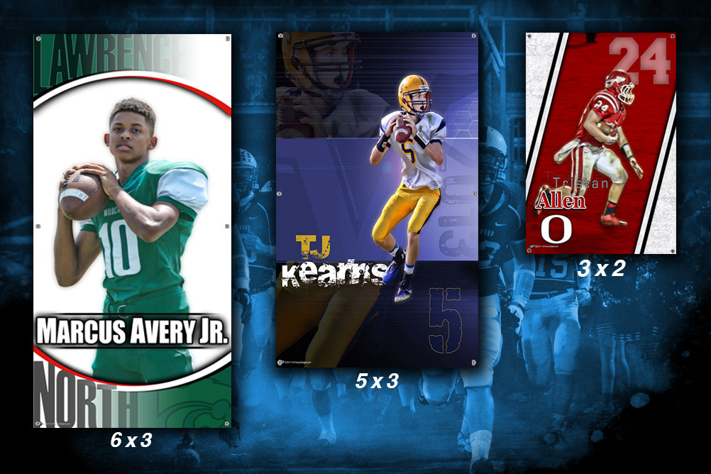 Football Banner Archives Custom Sports Posters