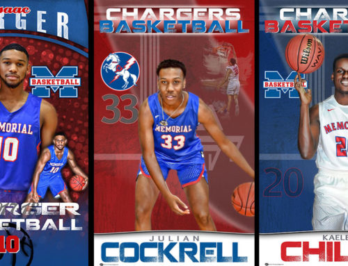 Custom Senior Basketball Banners – Memorial Chargers